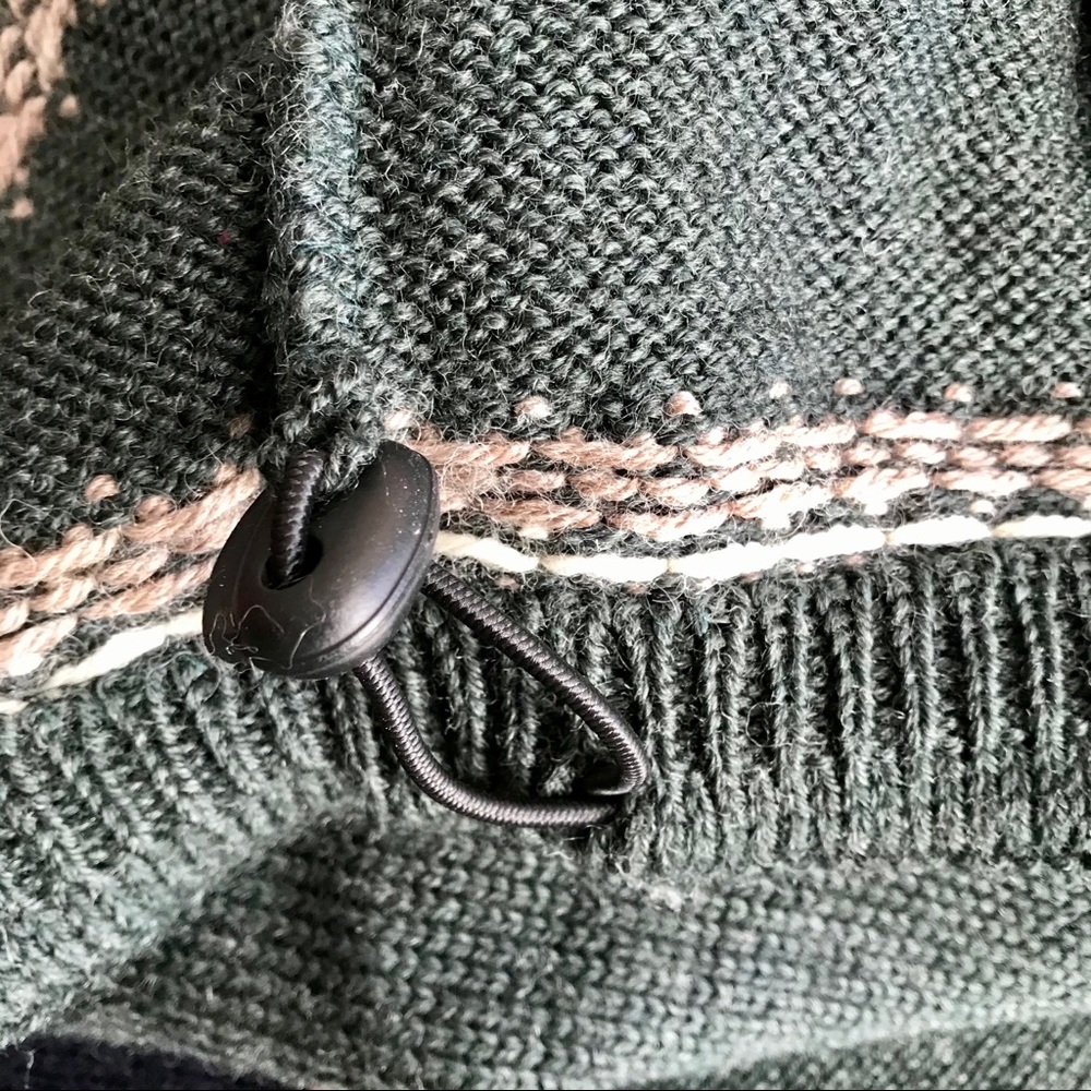 Dale of Norway Mens Green Fair Isle Wool Sweater - Picture 9 of 10